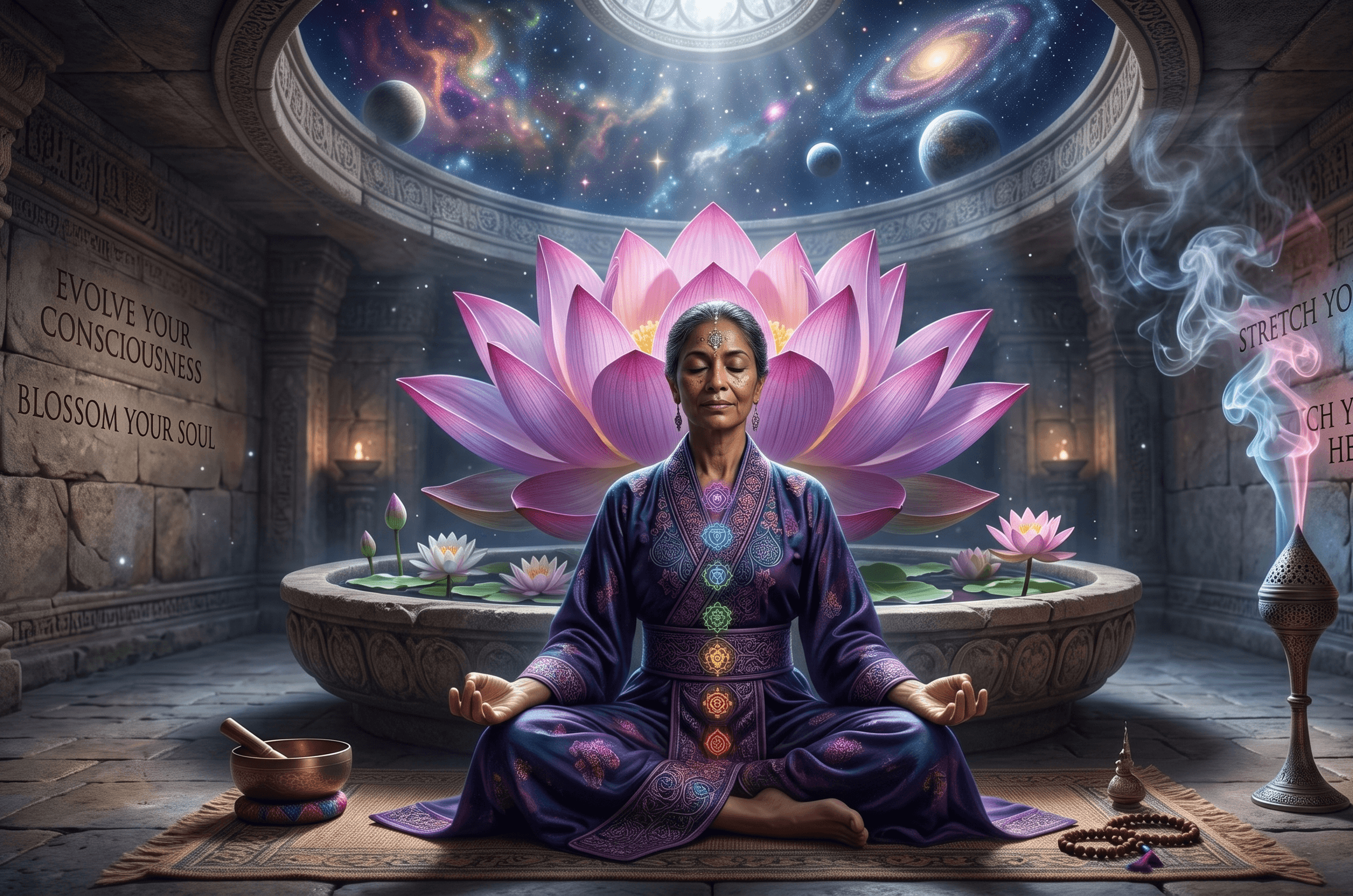 Evolve Your Consciousness; Stretch Your Heart, Blossom Your Soul